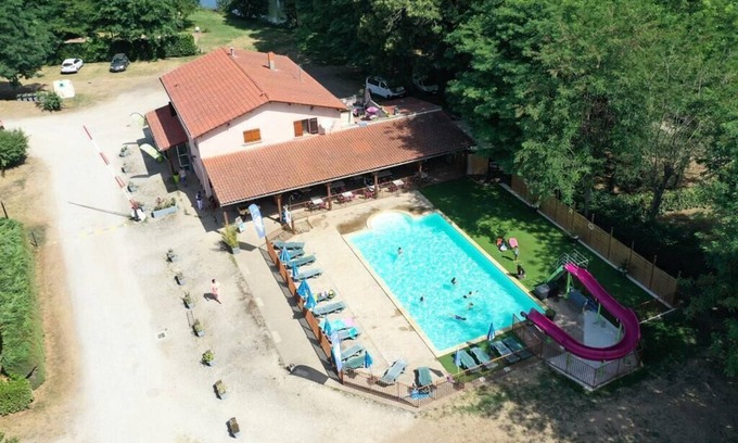Rieux-de-Pelleport Casa | Camping Les Mijeannes *** - Casa móvil Premium 3 habitaciones 4/6 personas