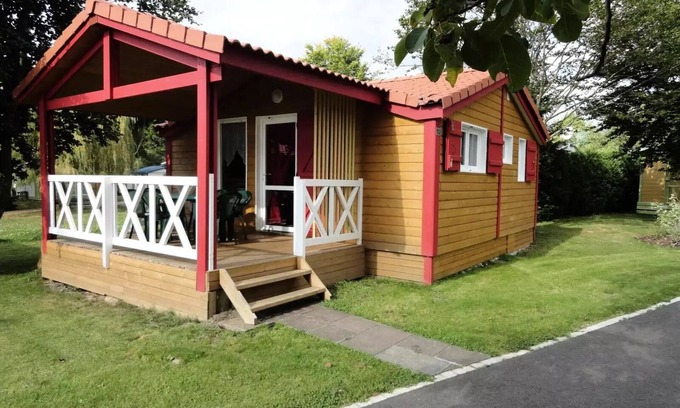 Ranspach Chalet De Esquí | Flower Camping Les Bouleaux **** - Chalet COMFORT 35 m2 (2 bedrooms) + covered terrace 6 people