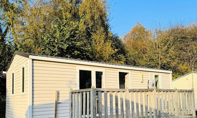 Mers-les-Bains Casa | Flower Le Domaine du Rompval *** - Mobile home Comfort 27m2 of which terrace 2 bedrooms + TV 4 people
