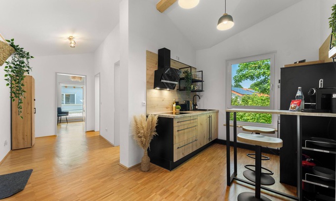 Miesbach Apartamento | Flussperle Miesbach | Dream vacation apartment with river view and roof terrace