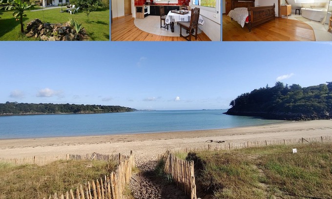 Saint-Lunaire Casa | Casa a tiro de piedra de la costa, wifi, vales de vacaciones aceptados