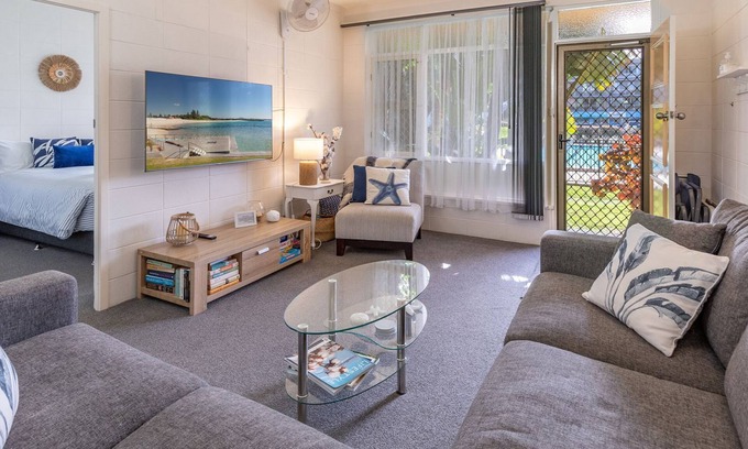 Forster Apartamento | Forster Holiday Lodge 4 - ¡Excelente ubicación central!
