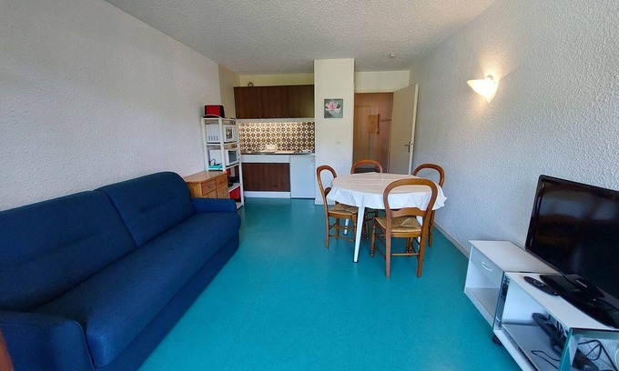 Autrans-Meaudre-en-Vercors Apartamento | Apartamento para 4 personas en Autrans, cerca del centro y pistas de esquí, balcón y aparcamiento privado