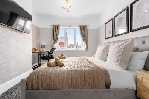 Wigan Apartamento | Free Parking Stunning 3Bedroom Home In Wigan