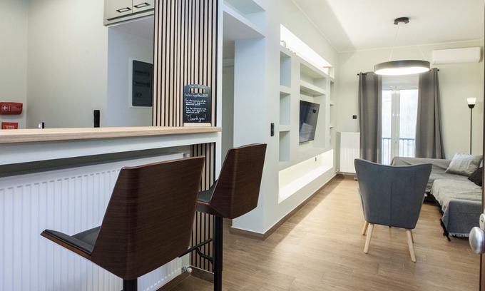 Athens Apartamento | Fresh Modern 1 Bd Apt in Vibrant Patisia