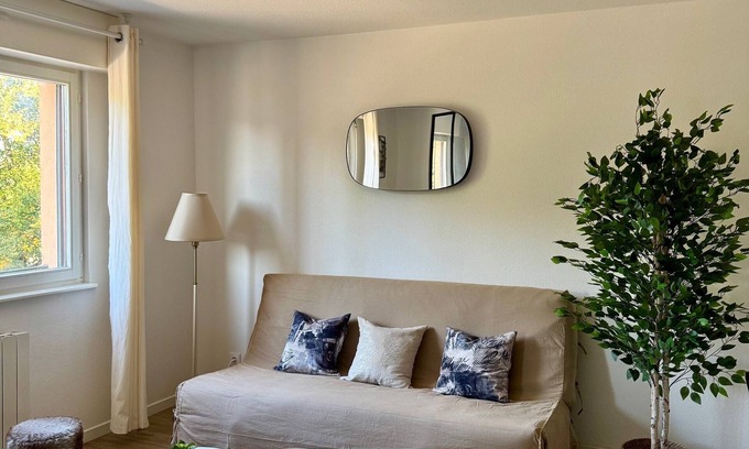 Huningue Apartamento | Fully equipped apartment near Basel. Free private parking.