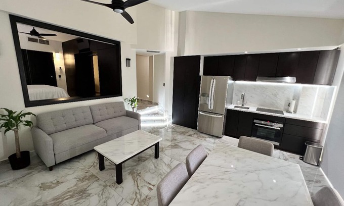 Flamingos Complejo | Fully renovated top floor oceanfront condo.