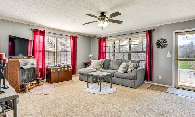 Mohawk Casa | Furnished Deck & Fire Pit: Greeneville Home!