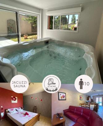 Lafrancaise Casa | Gîte Coccinelle - Sauna,Jacuzzi,Calme
