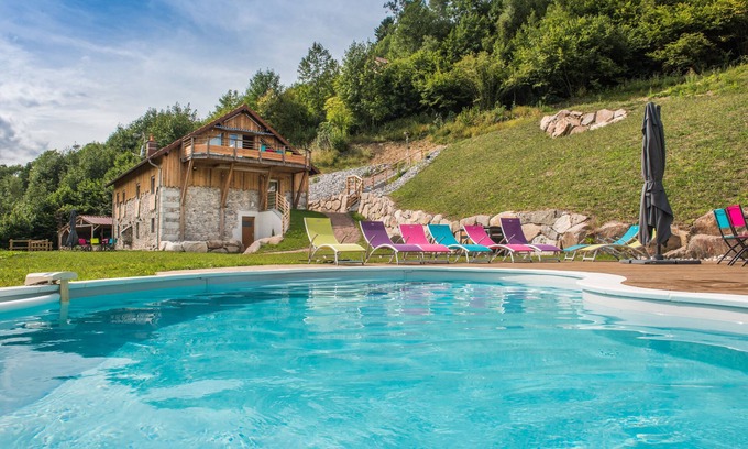 La Bresse Chalet De Esquí | Gîte des Charmes 5 * - Piscina de pie SPA SAUNA en LA BRESSE (ALTOS VOSGOS)