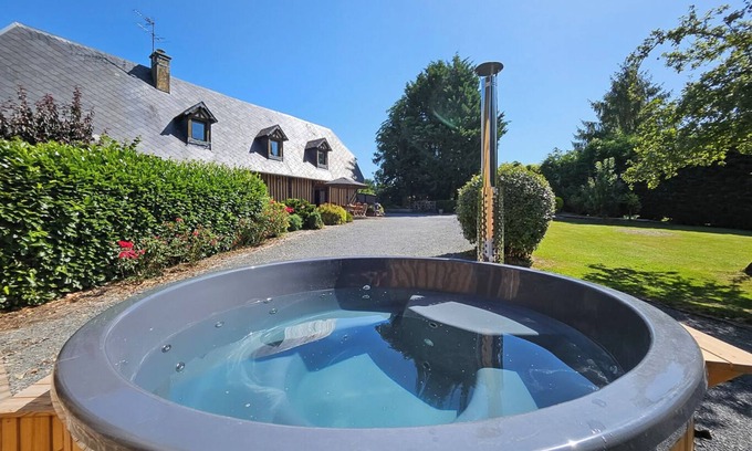 Saint-Andre-d'Hebertot Casa | Gîte du Bel Angerville Nordic bath 5min Pont l'évêque, 15 min Deauville