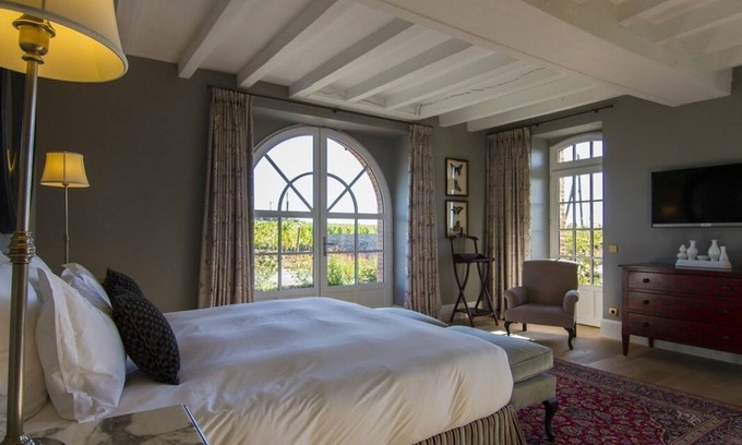 Beaulieu-sur-Layon Cabaña | Gîte-Baño en la habitacion-Premium-Vista al Jardín-La Maison des vignes