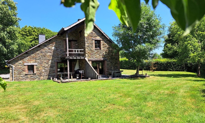 Nadrin Cabaña | Gîte Filly 4A2 - 6 pers.-Gîte-Rural-Baño privado con bañera-Vista al campo