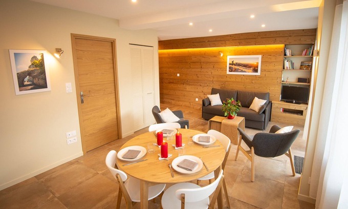 Lans-en-Vercors Cabaña | Gîte-Moderno-Baño privado con bañera-Terraza-4 étoiles