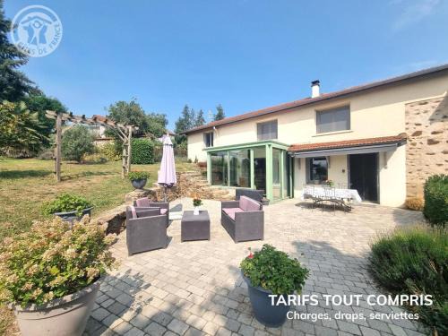Saint-Galmier Casa | Gîte spacieux avec jardin fleuri et jeux - FR-1-496-300