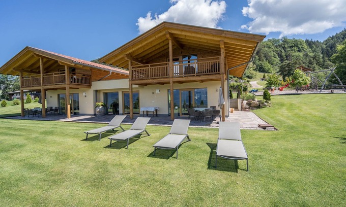 Salonetto Chalet De Esquí | Gasserhof - Chalet A con balcón, vistas a la montaña, jardín y Wi-Fi