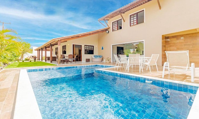 Guarajuba Casa | GB77 Gran Casa 5/4, Piscina y Barbacoa