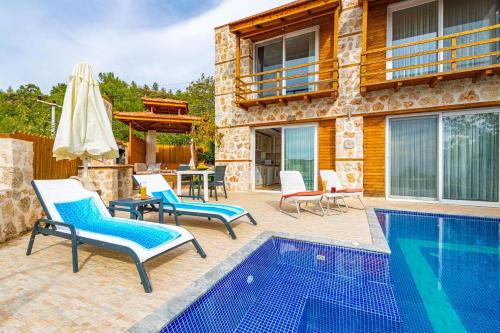 Islamlar Villa | Gera - 1 Bedroom with jacuzzi in Kalkan