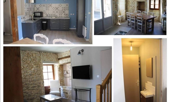 Vibrac Casa | Gîte 6p en el corazón de un pequeño pueblo de Charentais