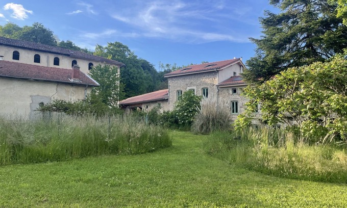 Chatte Cabaña | Gîte-Rural-Baño privado con bañera-Vista al campo