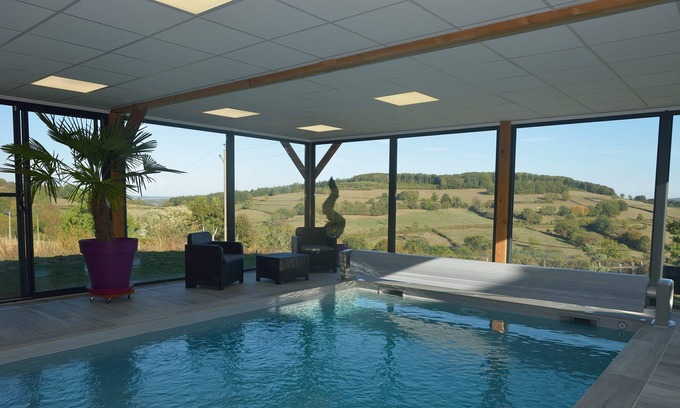 Bergesserin Cabaña | Gîte-De Lujo-Baño con bañera-Vista al Jardín