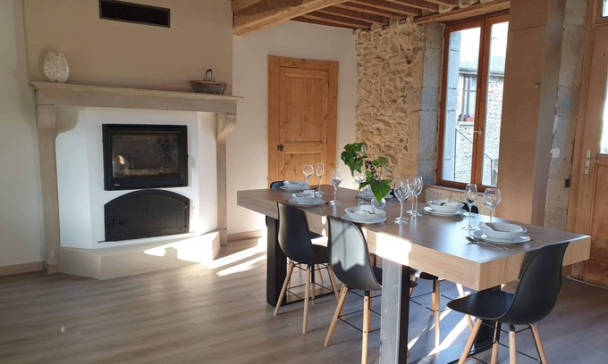 Saint-Germain-des-Champs Casa | Gîte le Lingoult in the heart of the Morvan Park with Jacuzzi