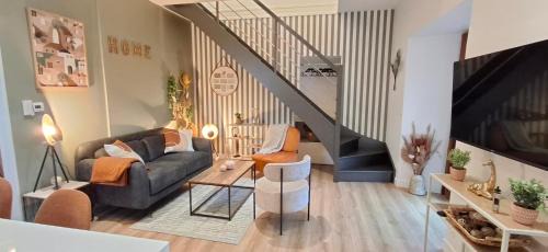 Breteil Casa | Gite La maison du 37 avec terrasse et jardinet