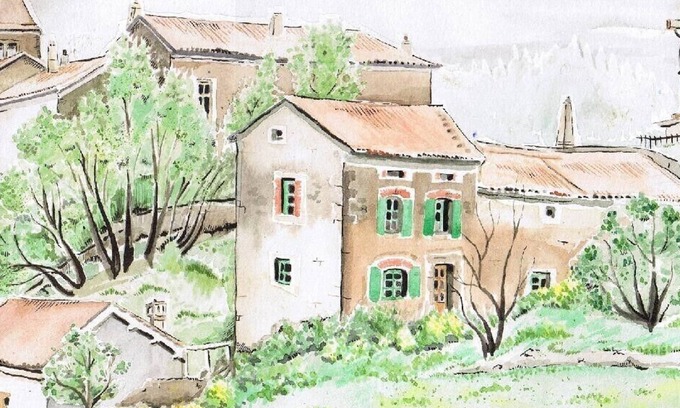 Chanteuges Casa | Gîte le Pigeonnier des Lilas in the Allier gorges