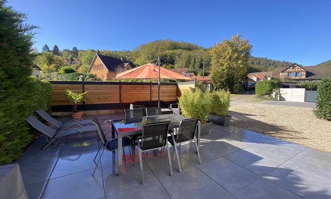 Ribeauville Cabaña | Casa rural encantadora, muy acogedora situada en el corazón del viñedo de Alsacia bajo los castillos