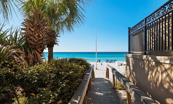 Crystal Shores Casa | ¡¡Reservar ahora!! Va r���������pido! ¡Hermosa casa! Cuenta con cuatro hamacas en la cubierta superior con vistas del Golfo !!