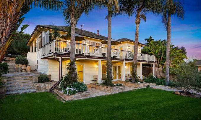 Summerland Casa | Golden Hour - Brilliant Ocean Views at this Charming Summerland Farmhouse