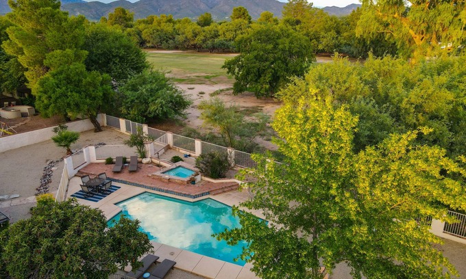 Forty Niners Country Club Estates Casa | Golf course-front home with private heated pool, spa, mtn views, golf on site