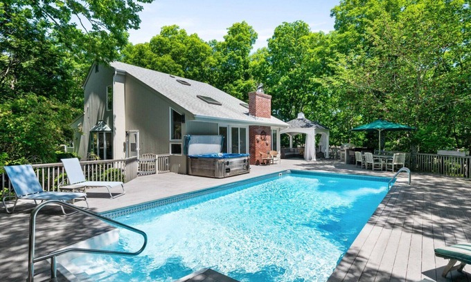 Amagansett North Casa | Nuevo listado: cuidado jardín en casa con piscina aislada