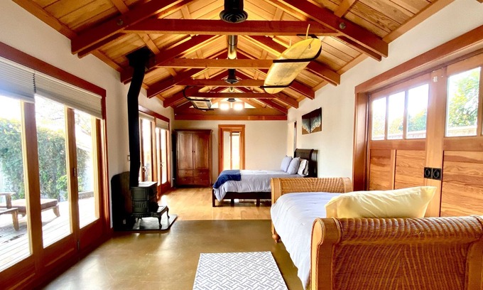 Opal Cliffs Casa | Gorgeous home near beach in Santa Cruz with koi pond. Walkable to... everything.