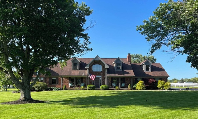 The Village of West Clay Casa | Gorgeous large home with scenic views and a private pool in the heart of Carmel