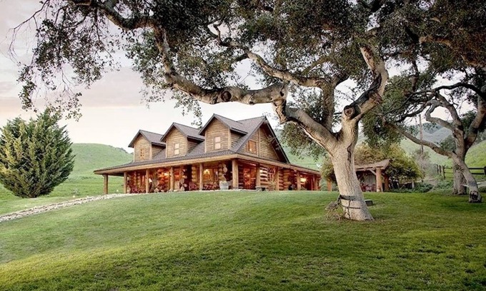 Lompoc Casa | Magnífica casa de cabañas en el rancho Working & Vineyard Estate