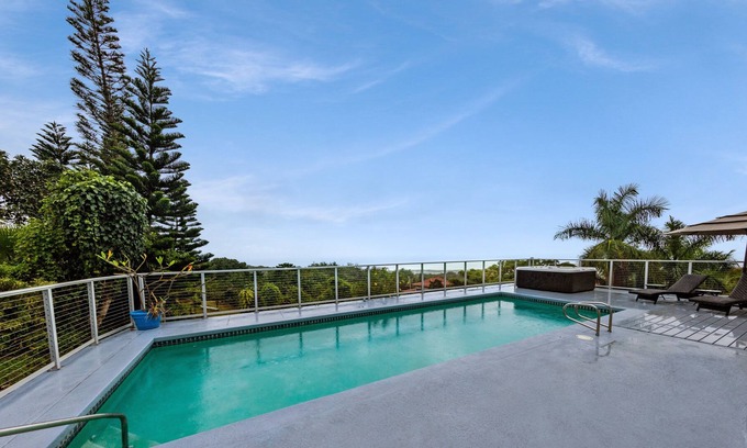 Kailua-Kona Casa | Gorgeous Ocean View Homes w/ Private Pool + Spa