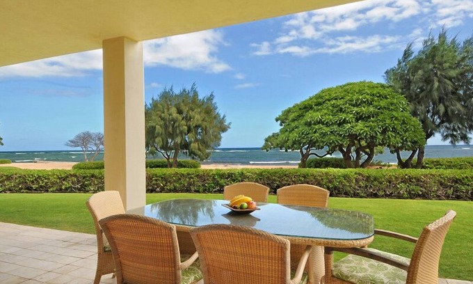 Wailua Condominio | Gorgeous Oceanfront Condo-H101 La mejor ubicación en el complejo!