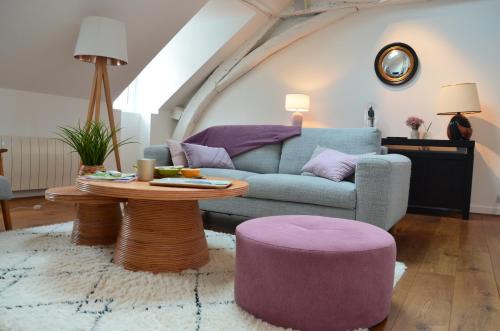 Downtown Angers Apartamento | Grand loft 110m Cœur historique Angers et parking privé Rare