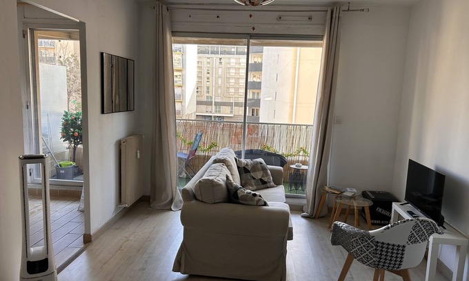 Saint-Pierre Apartamento | Grand Studio Cocooning Facultés / Hôpital La Timone Marseille