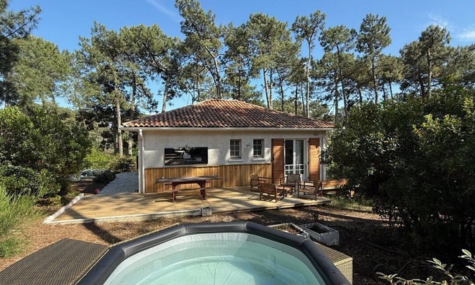 Piraillan Casa | Grande villa sur les hauteurs de Piraillan avec jacuzzi - Cap-Ferret