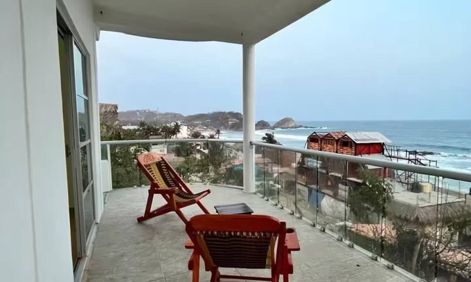 Huautlco Apartamento | Casa grecas del mar.