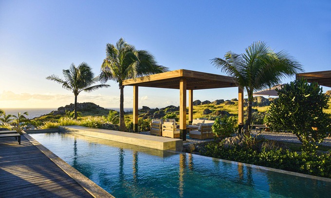 Petit Cul-de-Sac Villa | Green Lagoon Villa, hermosa laguna y vista al mar, 2 piscinas, tarifa de 2 o 3 habitaciones