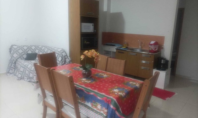 Jaguaruna Alquiler De RV | GROUND FLOOR APARTMENT/SEASIDE APARTMENT-COVERED barbecue. Enjoy the place with shower.Lagoon.Dunes