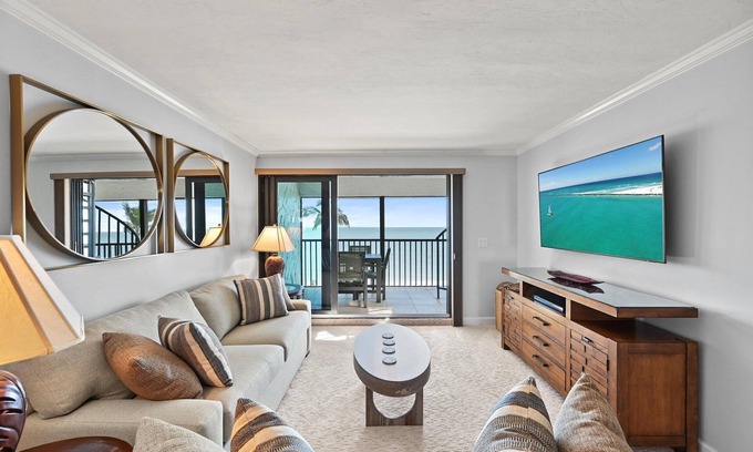 Sanibel Condominio | Alquiler frente al golfo Sanibel recientemente renovado