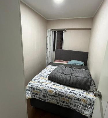 Pueblo Libre Casa | Habitación con cama matrimonial en dpto tipo roomie