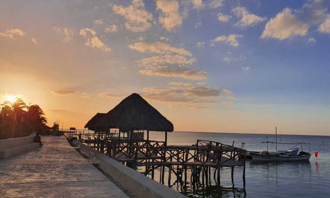 Península de Yucatán Casa | Habitación Frente al Malecon en Casa Azul Cielo