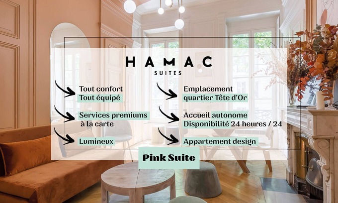 Marechal Lyautey - Vitton Apartamento | Hamac Suites - Pink Suite - Idéal couple