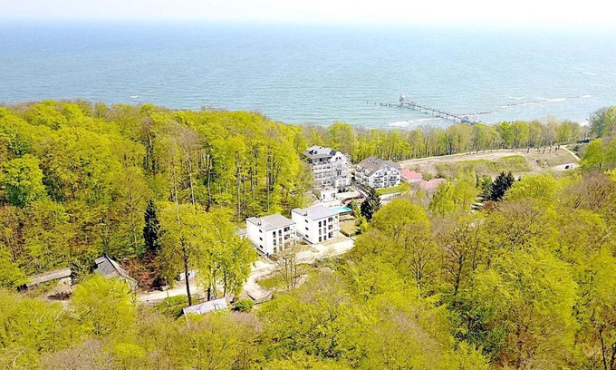 Sellin Apartamento | Haus Königsstuhl in Sellin - Penthouse mit Kamin und Balkon