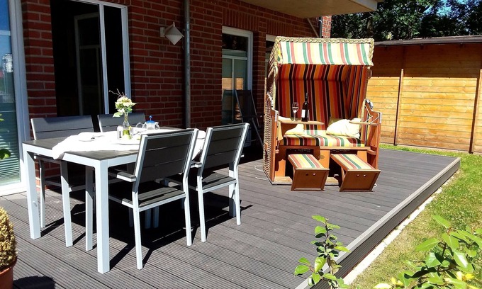 Greetsiel Apartamento | Helle Ferienwohnung im Grachtenviertel